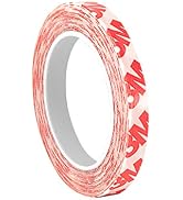 3M 9088 Clear Acrylic High Performance Double Coated Tape, 0.25