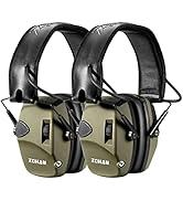 ZOHAN Electronic Shooting Ear Protection with 4X Sound Amplification,Slim Active Noise Reduction ...
