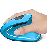 Vassink Ergonomic Mouse, Rechargeable Wireless Mouse, 2.4GHz Rechargeable Vertical Optical Mouse ...