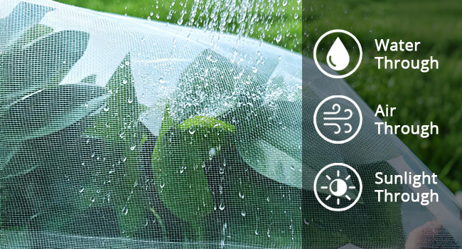 Gardeningwill garden netting water air sunlight through