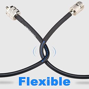 FLEXIBLE RG8X COAX