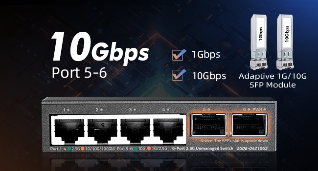 4-Port 2.5G Unmanaged Switch