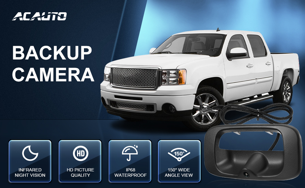 Tailgate Handle Backup Camera