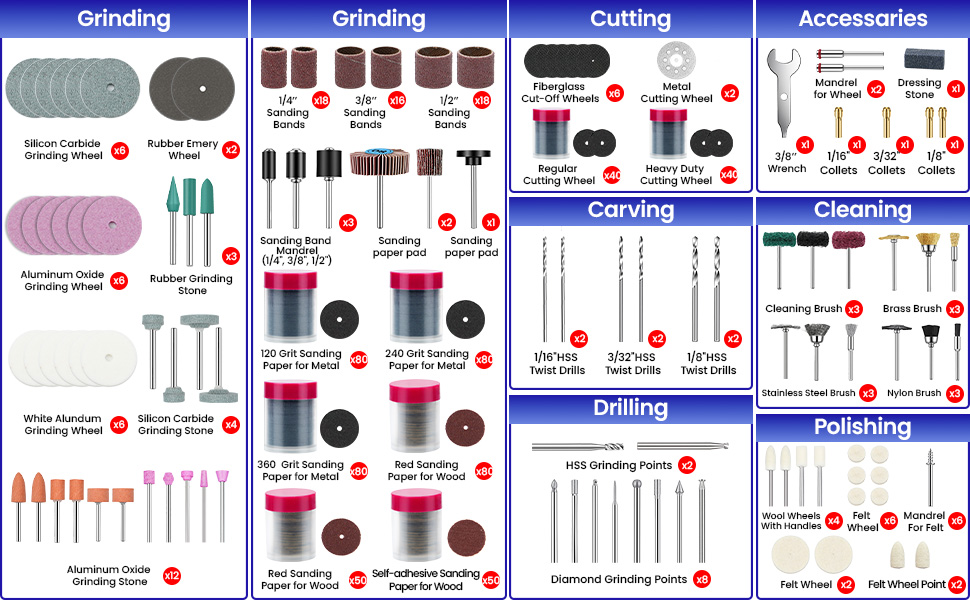 List of Accessories