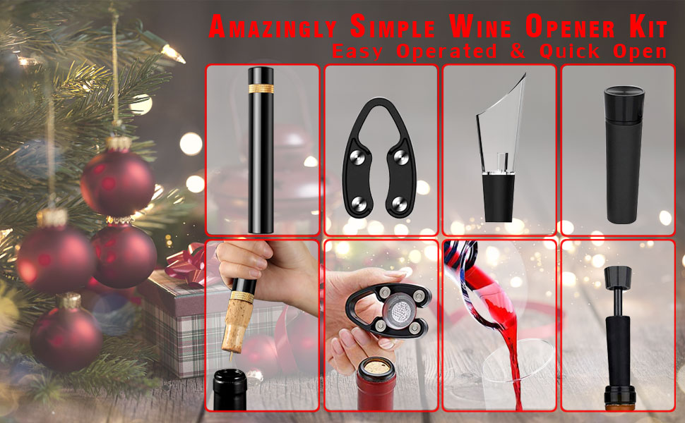 mini wine bottle opener set