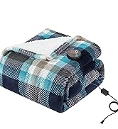 Silicone Button Heated Throw