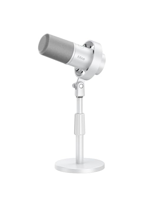 FIFINE K688SW XLR/USB Desktop Dynamic Microphone for Vocal | Home Studio Recording Microphone for...