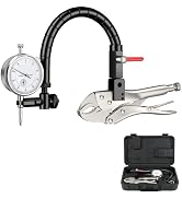 HDLNKAK Premium Disc and Rotor/Ball Joint Gage, with 0.01 mm Dial Indicator and 360 Deg Flexible ...