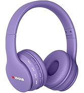 MIDOLA Kids Headphones Bluetooth 5.3 Wireless 60H Play Time Volume Limit 85/110dB Over Ear Foldab...