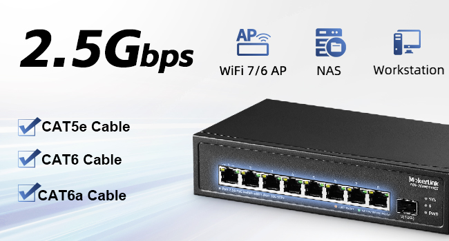 8-Port 2.5G PoE Switch
