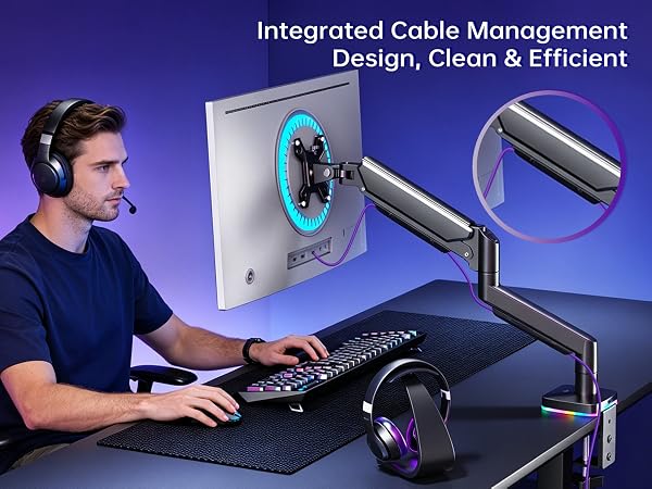 RGB Monitor Stand with usb hub