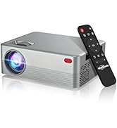 Wellsonic Mini Projector 1080P 4K/8K Support Portable Projector