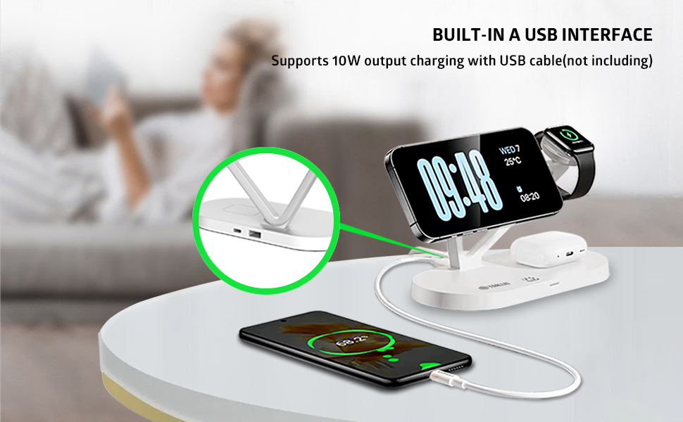 Magnetic wireless charger