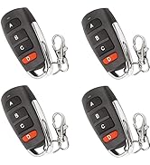 Universal Duplicator Remote Garage Door Remote, 433.92 Mhz Remote for Gate, Remote Control Key Fo...