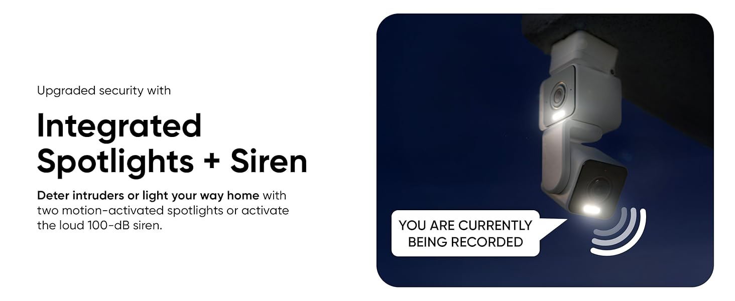 Wyze Duo Cam Pan Spotlight Siren