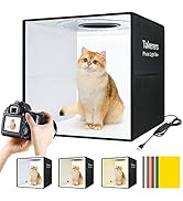 Photo Studio Light Box, Takerers 16"x16"x16" Portable Professional 3200-6500k Dimmable Shooting T...