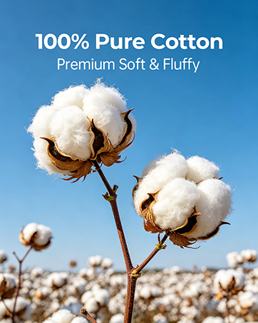 100% pure cotton