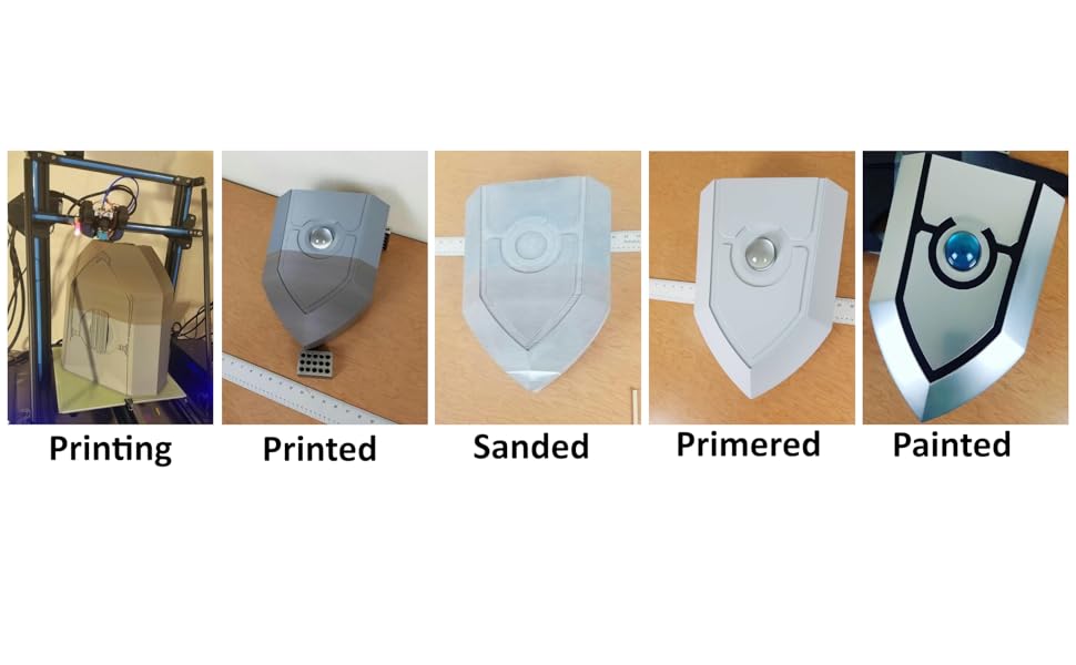 FilaCube PLA 2 filament print sand primer painted