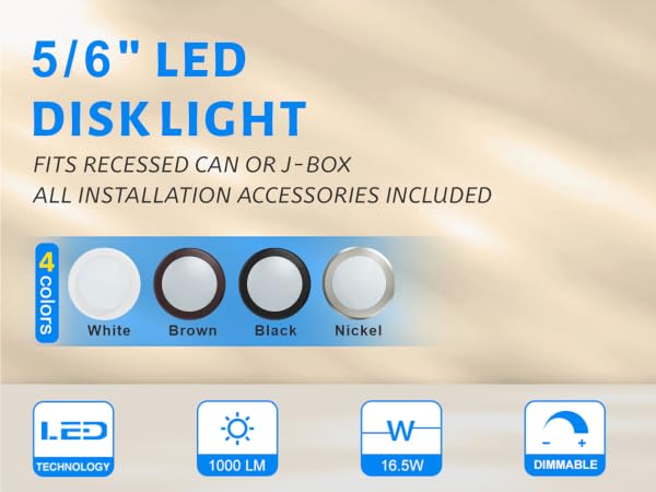 led flush mount ceiling light 6 inch