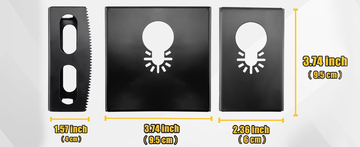 electrical box drywall outlet cutout tool oscillating square blade