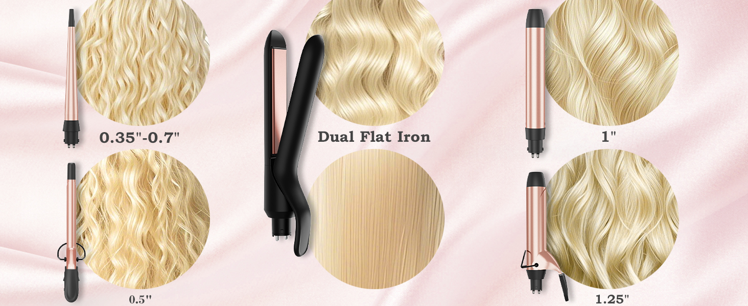 curling iron set hair straightener flat iron