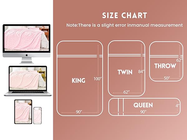 50x60 Throw Heating Blanket