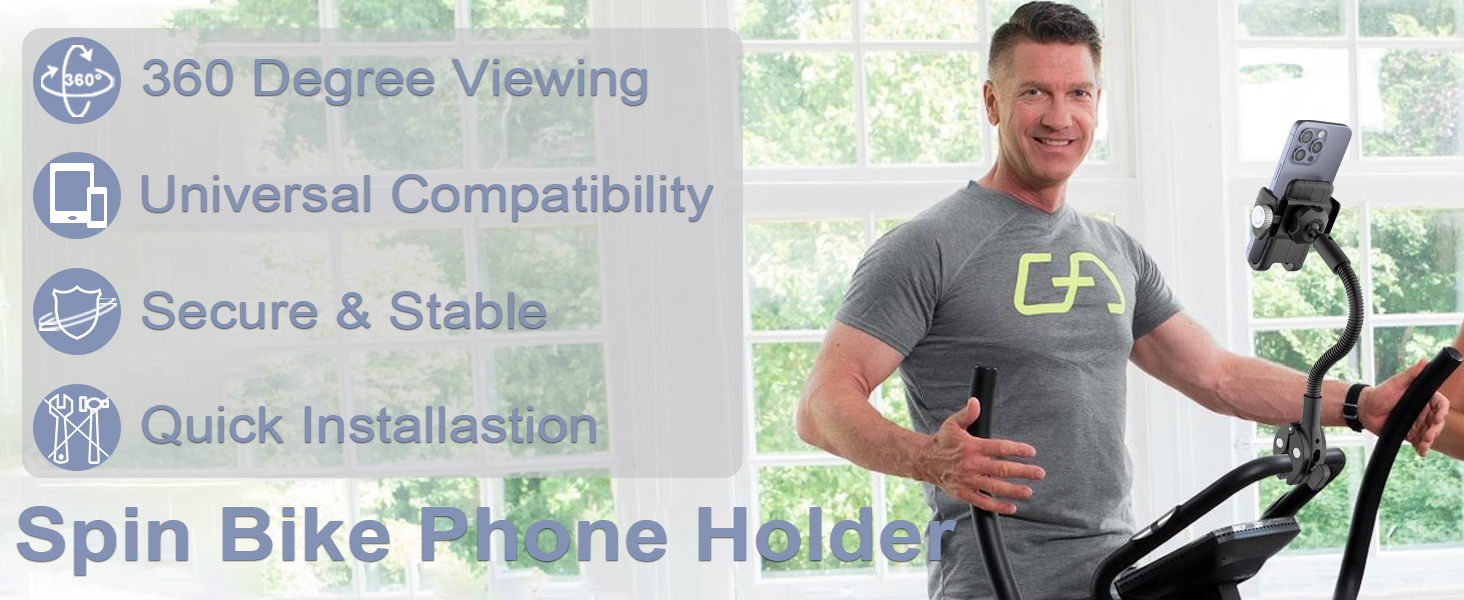 treadmill phone holder