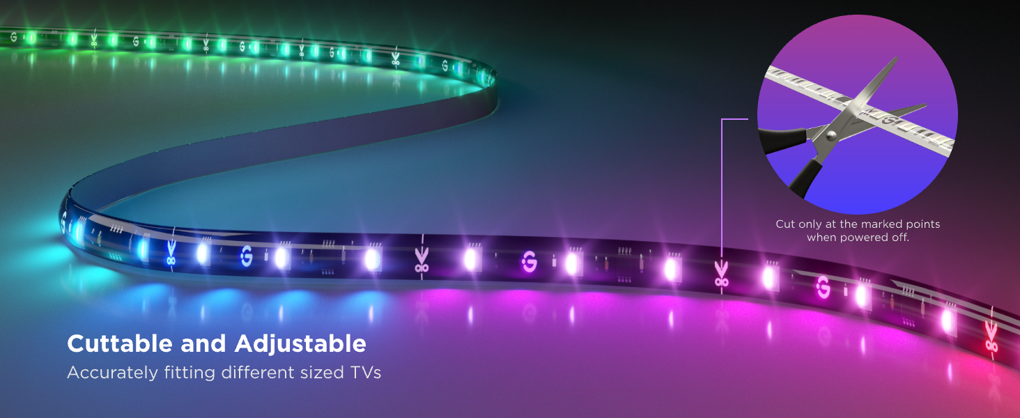 Cuttable TV Backlight