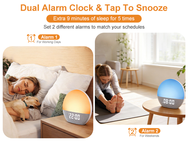 alarm clocks for bedrooms
