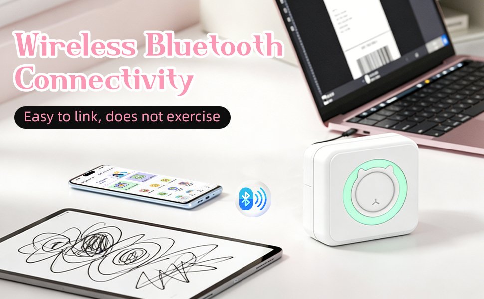 Livviva Bluetooth Sticker Printer