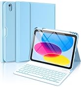 aMZCaSE for iPad 10th Generation Case with Keyboard 10.9 inch(2022),7 Color Backlight,Wireless De...