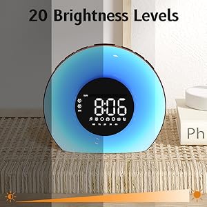 20 Adjustable Brightness Levels