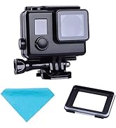 Suptig Replacement Waterproof Case Protective Black Housing Touch housing for GoPro Hero 4 Hero 3...