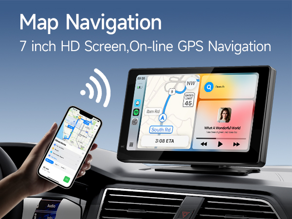 portable carplay with GPS