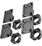 SkyTitan 4 Pack 4-Tab Brackets Adapters Replacement Holders Parts for CarPlay Screen with 17mm Ba...