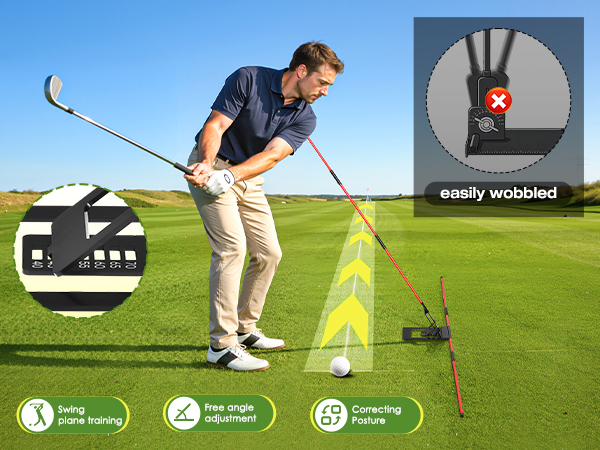 golf alignment sticks