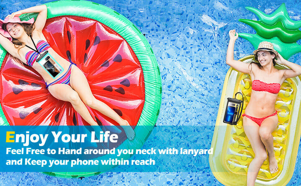 3 Pack Large Water Proof Phone Pouch