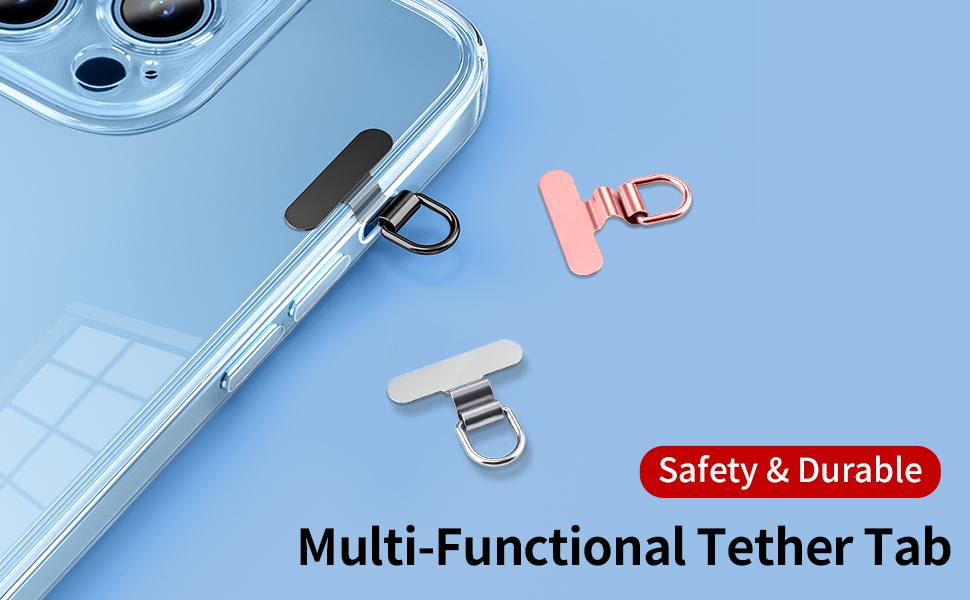 Mini Metal Phone Tether Tab for iPhone
