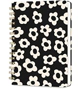 Hllwxrk Lined Spiral Journal Notebook, A5 College Ruled Spiral Notebook for Women, Hardcover with...