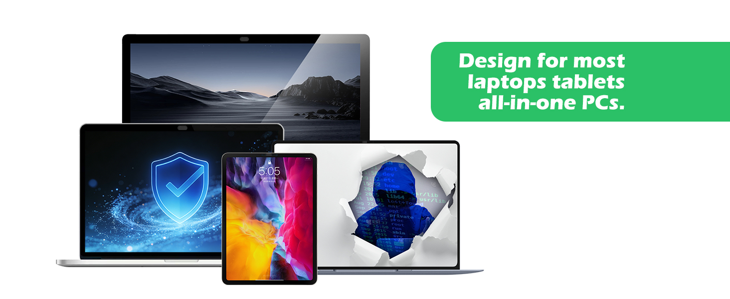 Design for most laptops, tablets,all-in-one PCs.