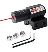 MOSANDON Compact Tactical Red/Green Beam Laser Sight,Laser Dot Sight Scope for Rifles Pistols Han...