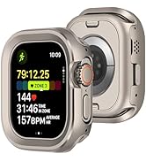 KUVPIUS for Apple Watch Ultra 3 /Ultra 2 /Ultra Case, 49mm Military Grade Protection Metal Case, ...