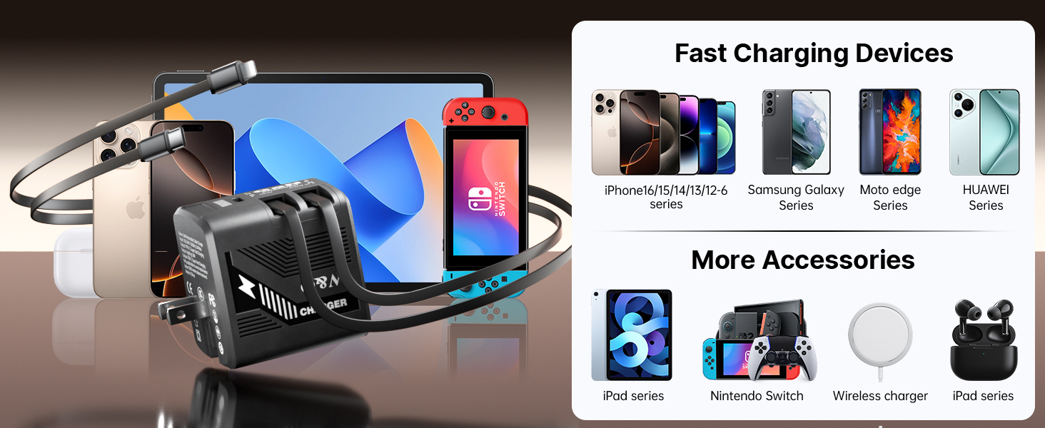 3in1retractable phone charger