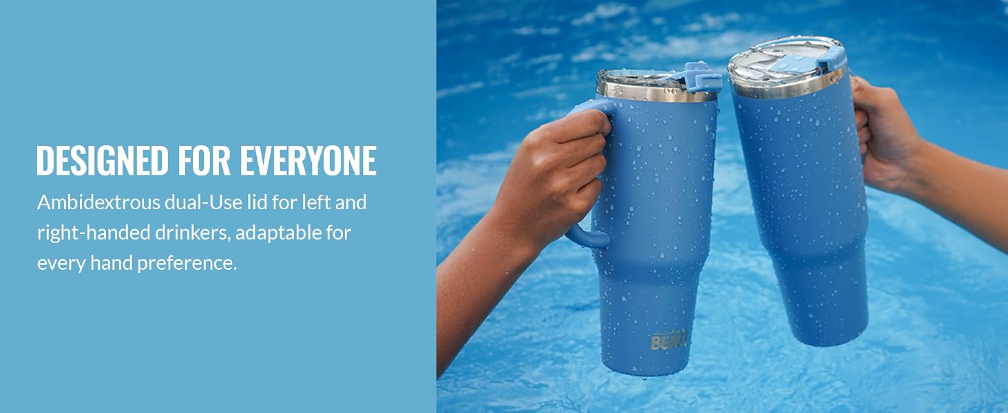 Premium Stainless Steel Insulated Tumbler with Handle