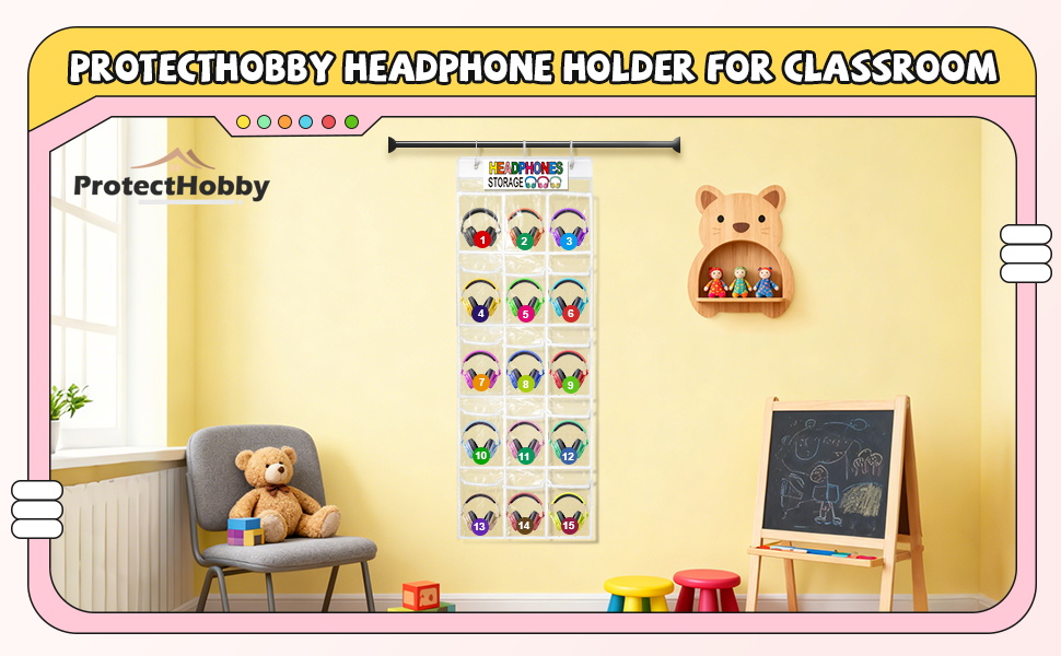 ProtectHobby Headphone Holder for Classroom