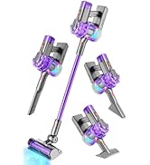 BLAXTEM 4-in-1 Toy Kids Vacuum That Works with Suction, Electric Toy Toddler Vacuum Cleaner for C...