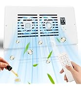 Smart Register Booster Fan for 6" x 12" Vents, 10-Speed AC Heating Cooling Vent Fan with 2 Scent ...