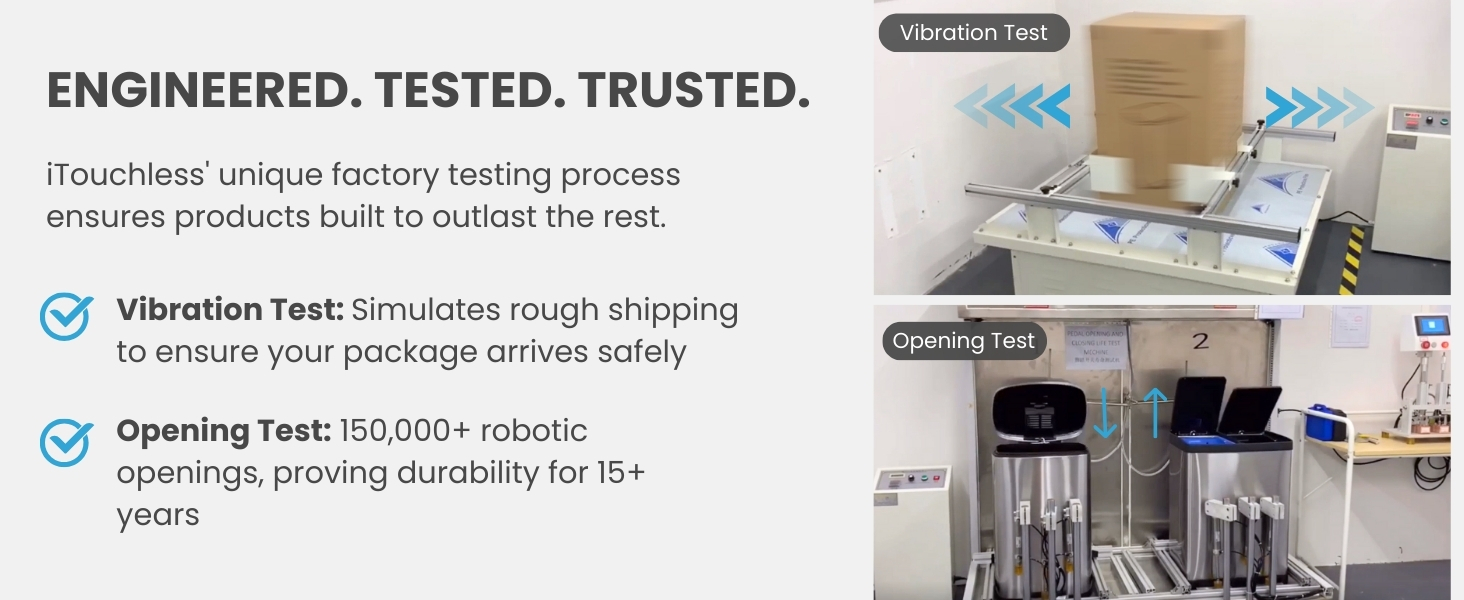 iTouchless product testing facilities