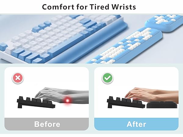 wrist rest for keyboard and mouse