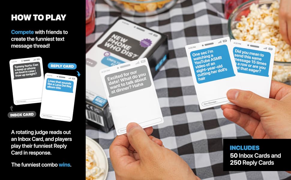 party game new phone who dis